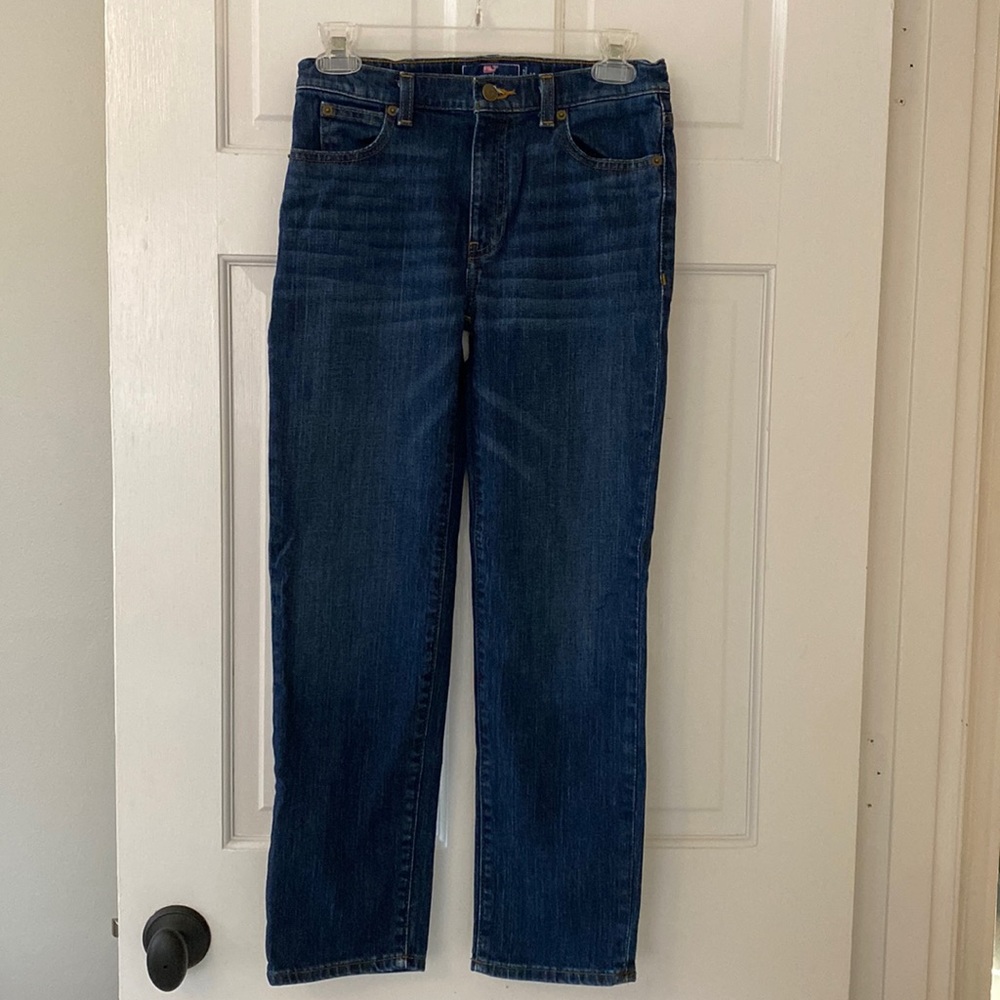 Vineyard Vines boys size 14 indigo wash jean.